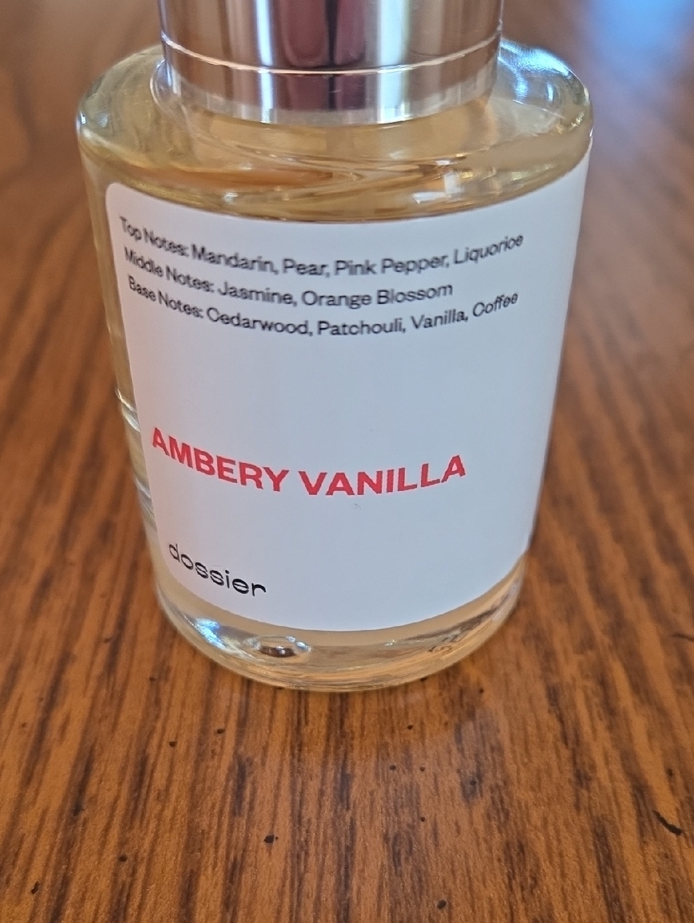 Dossier Ambery Vanilla (YSL Black Opium Dupe) Used Once